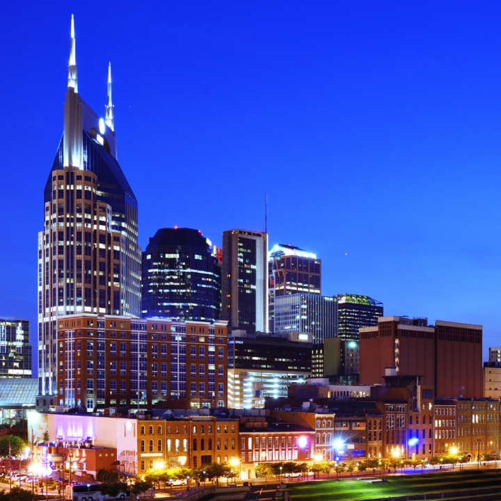 Image of downtown Nashville, TN